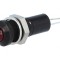 Lampă LED Convexă Roșie 24VDC &Oslash;8mm pentru PCB