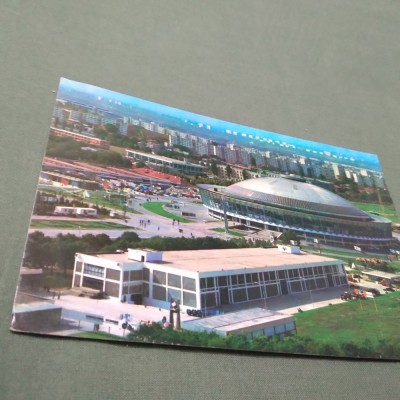 CARTE POSTALA -BUCURESTI PAVILIONUL CENTRAL DE EXPOZITII CIRCULATA foto