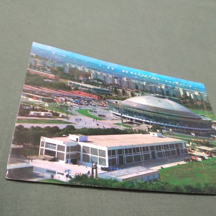 CARTE POSTALA -BUCURESTI PAVILIONUL CENTRAL DE EXPOZITII CIRCULATA