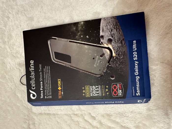 cellularline Tetra Force Shock-Twist&nbsp;Samsung Galaxy S20 Ultra case.