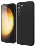 Husa de protectie din Silicon cu Microfibra la interior compatibila Samsung Galaxy A35 5G, Negru, Oem