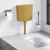VidaXL Rezervor de toaletă cu admisie de apă pe fund, 3/6 L, curry
