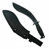 Maceta Kukri, otel inoxidabil, negru, 39.5 cm, teaca inclusa