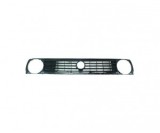 Grila radiator VW Golf 2 (19E/1G), 1983-1992, negru, Pentru modele cu 2 faruri, 191853653C, 953405-3