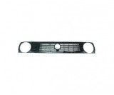 Grila radiator VW Golf 2 (19E/1G), 1983-1992, negru, Pentru modele cu 2 faruri, 191853653C, 953405-3, Rapid