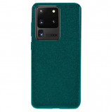 Cumpara ieftin Husa Samsung Galaxy S20 Ultra Sclipici Dark Green Silicon, Oem