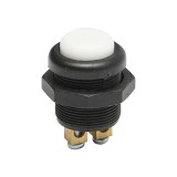 Buton pornire cu revenire din plastic 12-24V DC/10A, Breckner Germany