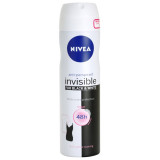 Nivea Invisible Black &amp; White Clear antiperspirant Spray pentru femei 150 ml