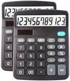 Calculatoare 5ack Afișaj mare pentru birou, Calculator solar, Calculator de biro