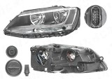 Far Volkswagen Jetta (1b), 07.2010-, fata, Stanga, Tip= Hella; H7+H7+P21W+PY21W; electric; cu motor, Depo