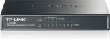SWITCH PoE TP-LINK 8 porturi Gigabit (4 PoE), IEEE 802.3af, carcasa metalica &quot;TL-SG1008P&quot; (timbru verde 2 lei)