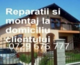 Reparații și montaj la domiciliu client : Renovari,Zugraveli,Sudura,Instalații