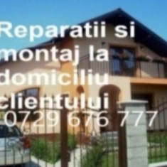 Reparații și montaj la domiciliu client : Renovari,Zugraveli,Sudura,Instalații