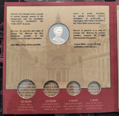 Medalie/Moneda Argint (Proof) Set Monetarie BNR 2024-Jocurile Olimpice de Vara