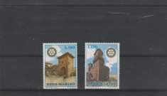 San Marino 1970-Club Rotary,a 40-a aniversare,serie 2 valori,MNH,Mi.957-958 foto