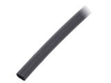 Manson termocontractabil 6,4mm negru