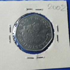 M3 C50 - Moneda foarte veche - Anglia - fifty pence - 2002
