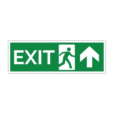 Indicator evacuare EXIT &amp;icirc;nainte foto