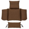 Perna pentru fotoliu suspendat tip cuib, maro, detasabila cu fermoar, lavabila, poliester 165 g/mp, ProCart
