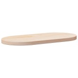 Blat de masă, 60x30x2,5 cm, lemn masiv de pin, oval