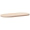 vidaXL Blat de masă, 60x30x2,5 cm, lemn masiv de pin, oval 824340