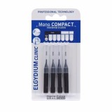 Periute interdentare Elgydium Mono Compact 0.6 mm, negre, set 4 buc.