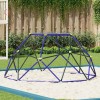 Dome Cățărări Copii vidaXL, 255cm, 200kg, 3-10 Ani, Exterior, Albastru/Galben, Oțel Vopsit, Sigur & Distractiv