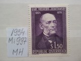 1954- Austria-Mi997- Compl.set-MH
