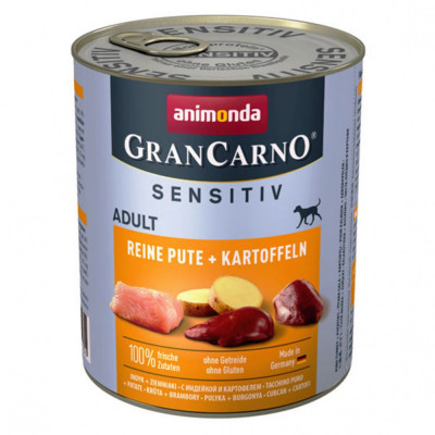 Animonda GranCarno Sensitiv Adult - curcan și cartofi 800g foto