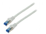 Cablul patch S/FTP 6a CCA LSZH gri 10m 26AWG, Lanberg