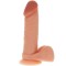Realiste cu testicule - ToyJoy Get Real Dildo cu Testicule Realist din Silicon 20 cm Silueta Naturala cu Accente Realiste