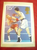 Ilustrata Filatelica - Sport Amator- Box 1980, stampila speciala verso Anglia