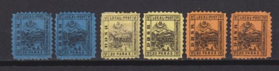 SERVICIUL POSTAL PARTICULAR D.B.S.R 1865 REIMPRESIUNI IN CULORI foto