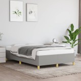 VidaXL Cadru de pat fără saltea țesătură gri deschis 120x190 cm