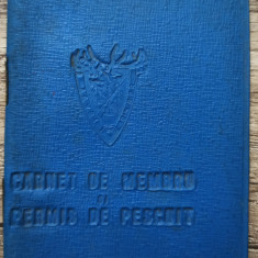 Carnet de membru si permis de pescuit AGVPS