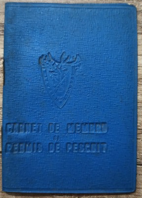 Carnet de membru si permis de pescuit AGVPS foto