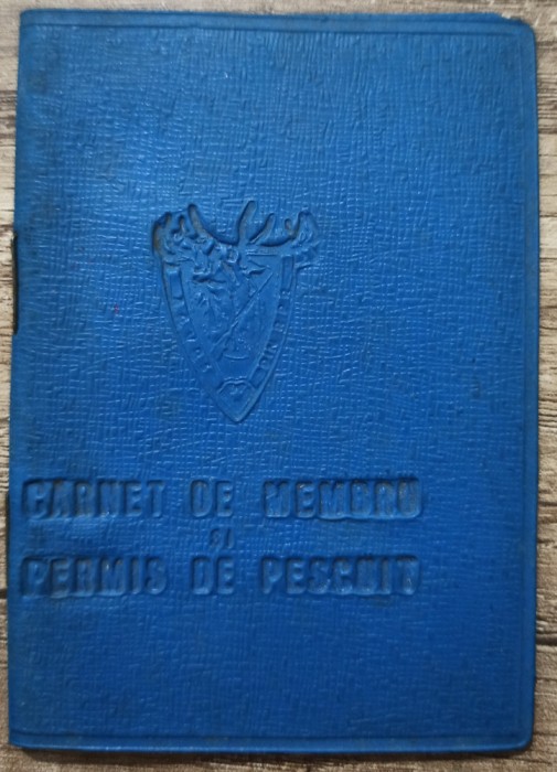 Carnet de membru si permis de pescuit AGVPS