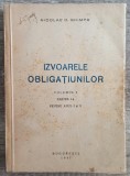 Izvoarele obligatiunilor - Nicolae D. Ghimpa// vol. 1, 1947