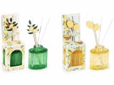 Set 2 parfumuri camera cu betisoare aroma Oud si Bergamota 7 x 5 x 19 H, 80 ml