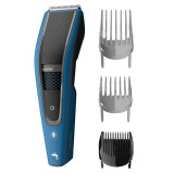 Cumpara ieftin Aparat de tuns Philips HC5612/15, Wireless, 75 min, 3 atasamente, 0.5-28 mm, Lama din Inox, Albastru