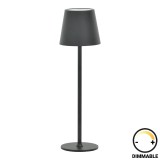 Cumpara ieftin Veioza tactila Brave, Pako World, LED, Negru, 11x11x37 cm