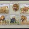 49-SAO TOME E PRINCIPE -Animale africane LEUL-miniset cu 5 timbre nestamp,MNH