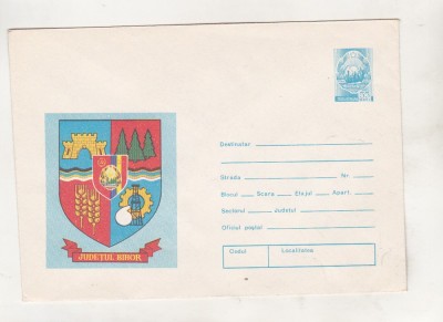 bnk ip Stema Judetului Bihor - necirculat - 1975 foto