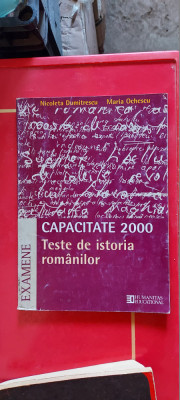 TESTE DE ISTORIA ROMANILOR CAPACITATE EXAMENE HUMANITOS EDUCATIONAL OCHESCU foto