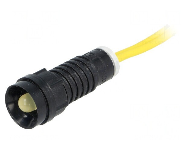 Lumină de Control LED Galbenă 230V &Oslash;11mm IP40