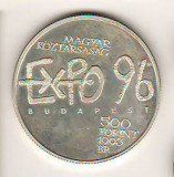SV * Ungaria 500 FORINT 1995 * INTERNATIONAL EXPO 1996 BUDAPESTA AUNC+