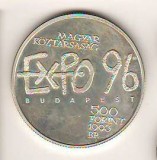 SV * Ungaria 500 FORINT 1995 * INTERNATIONAL EXPO 1996 BUDAPESTA * AUNC+, Europa, Argint