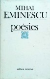 Cumpara ieftin Mihai Eminescu - Poesies, Minerva, Franceza, Poezie, Coperta Cartonata, Stare Buna, 1989