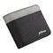 Portofel panza bifold, design colorblock, negru