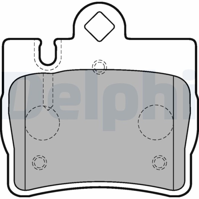 DELPHI LP1697 set placute frana,frana disc